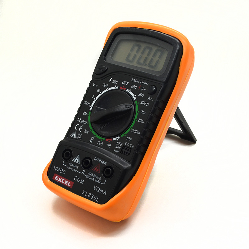 Digital LCD Multimeter Voltmeter Ammeter Volt OHM Meter Tester