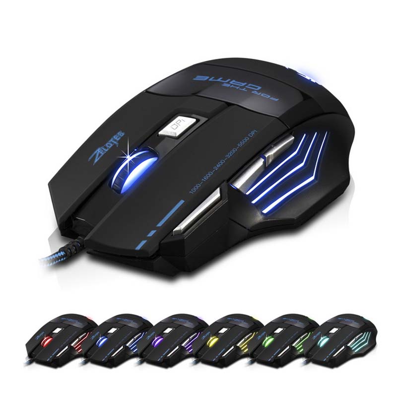 Creative 7 key wired mouse DPI function can be adjusted