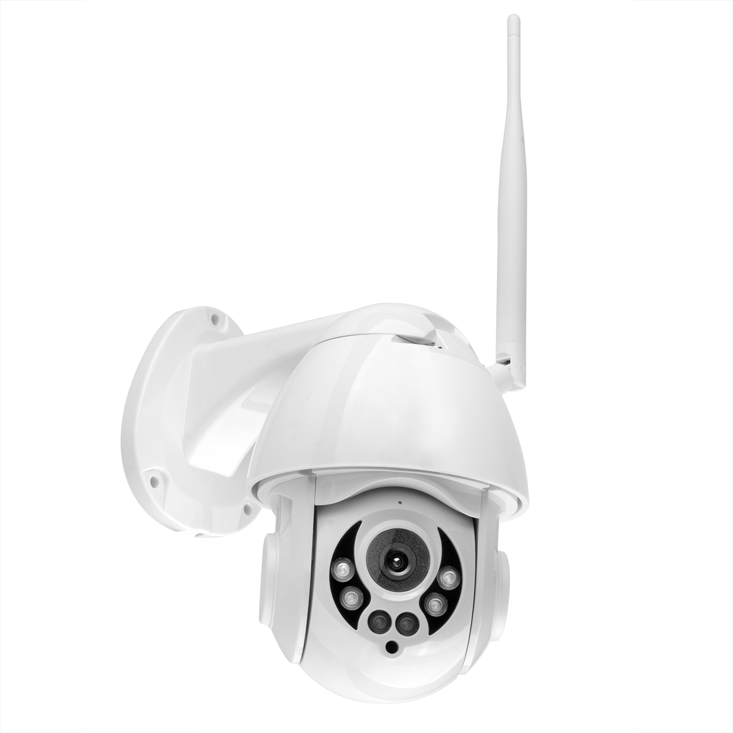 1080P WiFi PTZ IP Camera Face Detect Auto Tracking 4X Zoom Two-way Audio Waterproof Outdoor Security Camera