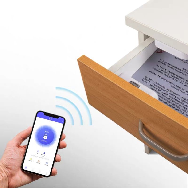 Wireless Bluetooth Smart Keyless File Drawer Cabinet Lock Invisible Electric APP